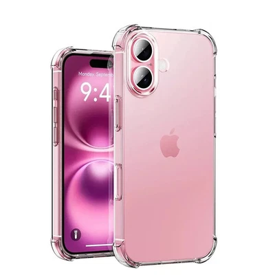 Coque iPhone 16 15 14 13 12 11 Transparente Souple Silicone Protection Antichoc