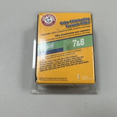 Arm & Hammer Odor Eliminating Vacuum Filter fits Bissell 7 And 8. 62627 New
