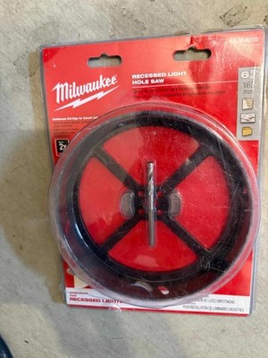 6-5/8 in. Carbide Recessed Light Hole Saw with Pilot Bit