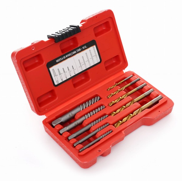 Schraubenausdreher Set 10 Tlg. KD11790 Linksausdreher Schraubenentferner-image