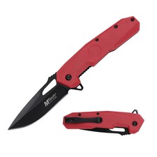 Cuchillo asistido por resorte MTech de 7,80" con mango de fibra de nylon y clip de bolsillo de transporte profundo