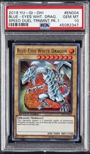 2019 YU-GI-OH! SPEED DUEL TOURNAMENT PACK 1 #EN004 BLUE-EYES WHITE DRAGON PSA 10