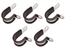 Stainless Steel Cushion Clamp Set x5 19mm x 15mm hose ring worm Resto Country