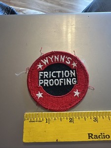Hot Rod Patch Badge Wynns Friction Proofing 3” Drag Race Racing Speed Shop back