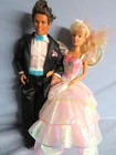 2 Vintage 12" Barbie & Ken Dolls 1966-1968 Mattel  Bendable Knees Twist & Turn
