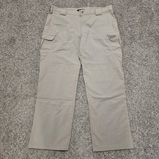 5.11 Tactical Men's Cargo Pants 38x30 Beige Tan Khaki Ripstop Utility Workwear
