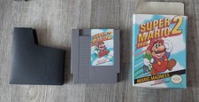 Super Mario Brothers 2 Nes Nintendo With Box, Sleeve, Tested Good Working Cond.