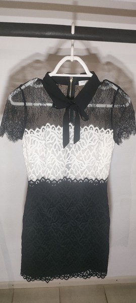 Black/White Dress for Special Occasions Size S