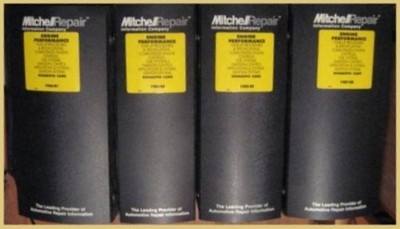 Mitchell Repair Engine Performance Domestic Cars 1966-1988. 4 Vol Looseleaf