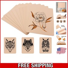 20 Blank Tattoo Practice Skins - Ideal for Microblading Tattoo Mastery 7.4x5.6