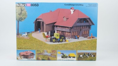Kibri H0 8053 Schweizer Bauernhof mit Fahrzeug und Zubehör