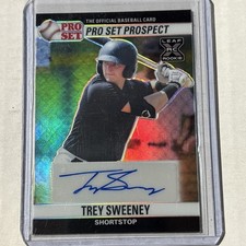 2021 LEAF PRO SET PROSPECT #9/15 TREY SWEENEY AUTO BLACK MOJO RC ROOKIE