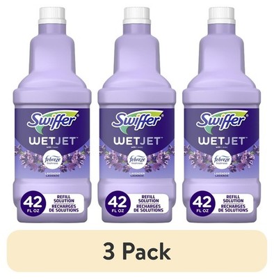 (3 pack) Refill Solution, Wood, Laminate, Tile, Floor Cleaner, Lavender