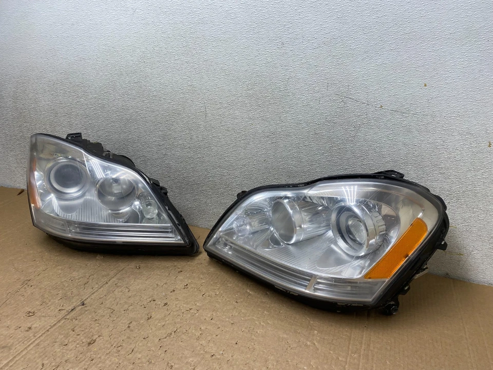 Faros halógenos izquierda+derecha Mercedes-Benz Clase ML 2006-2009 OEM V3596 DW Foto 2 de 4
