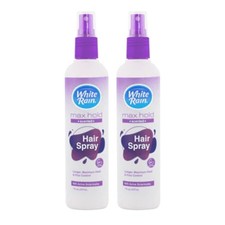 White Rain Max Hold Hair Spray Scented w/ Active Botanicals, 7 oz. Pack of 2