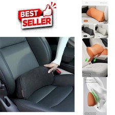 Memory Foam Car Seat Lumbar Support Pillow Breathable Back Cushion Memory Foam Car Seat Lumbar Support Pillow Breathable Back Cushion