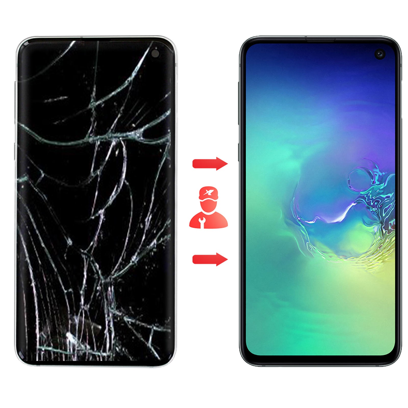 Écran LCD original Galaxy S10e pour remplacement de vitre tactile