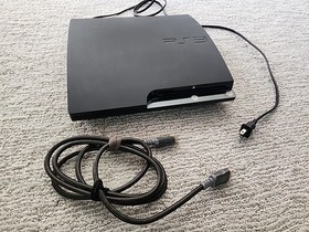 PlayStation 3 PS3 Slim CECH-2001A Console w/Controller + Cords WORKS Ships TODAY