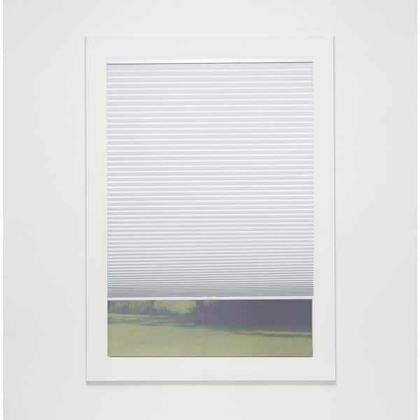Perfect Lift White 1.5 in Cordless Blackout Eco Polyester Ce