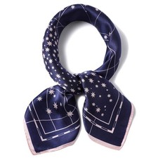 100 Real Mulberry Silk Scarf -21'' x 21''- Lightweight Neckerchief  Women Me...