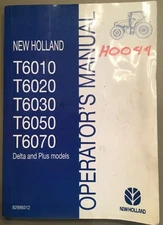 NEW HOLLAND T6010 T6020 T6030 T6050 T6070 Delta & Plus Operator’s  Manual