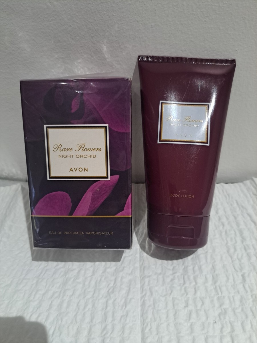 Avon Rare Flowers Night Orchid EDP 50ml X Body Lotion X1