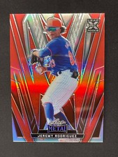 Jeremy Rodriguez 2024 Leaf Metal /25 XRC Red Refractor #96
