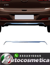 Diffusore posteriore spoiler paraurti in acciaio inox cromo per Hyudai i20 14-18
