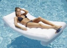 Interline Schwimmender Lounger, Liegebett aufblasbar Luftmatratze
