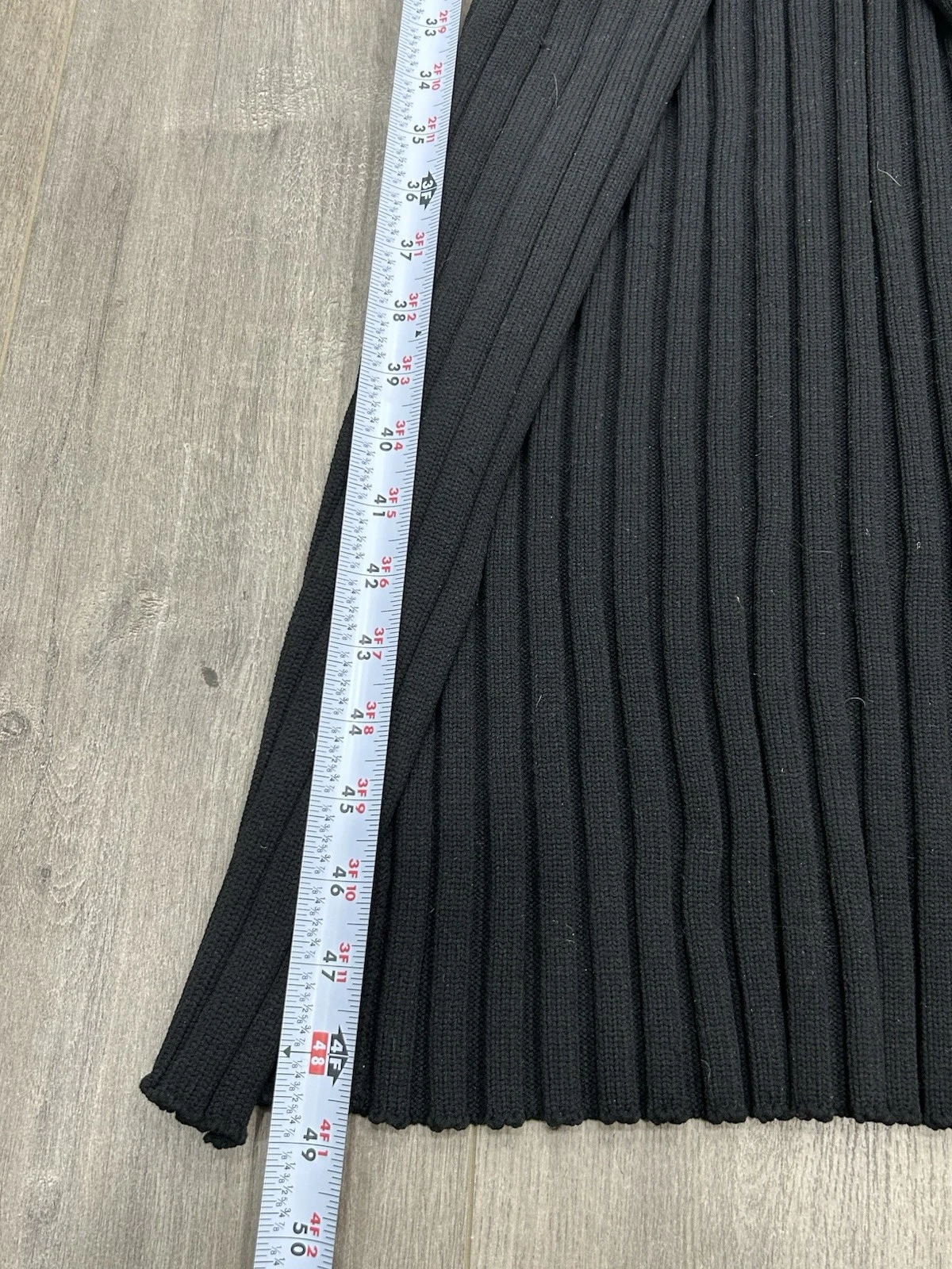 Alexander Wang abito tubino nero in maglia a costine ritagliato schiena aperta CINTURA MANCANTE S?