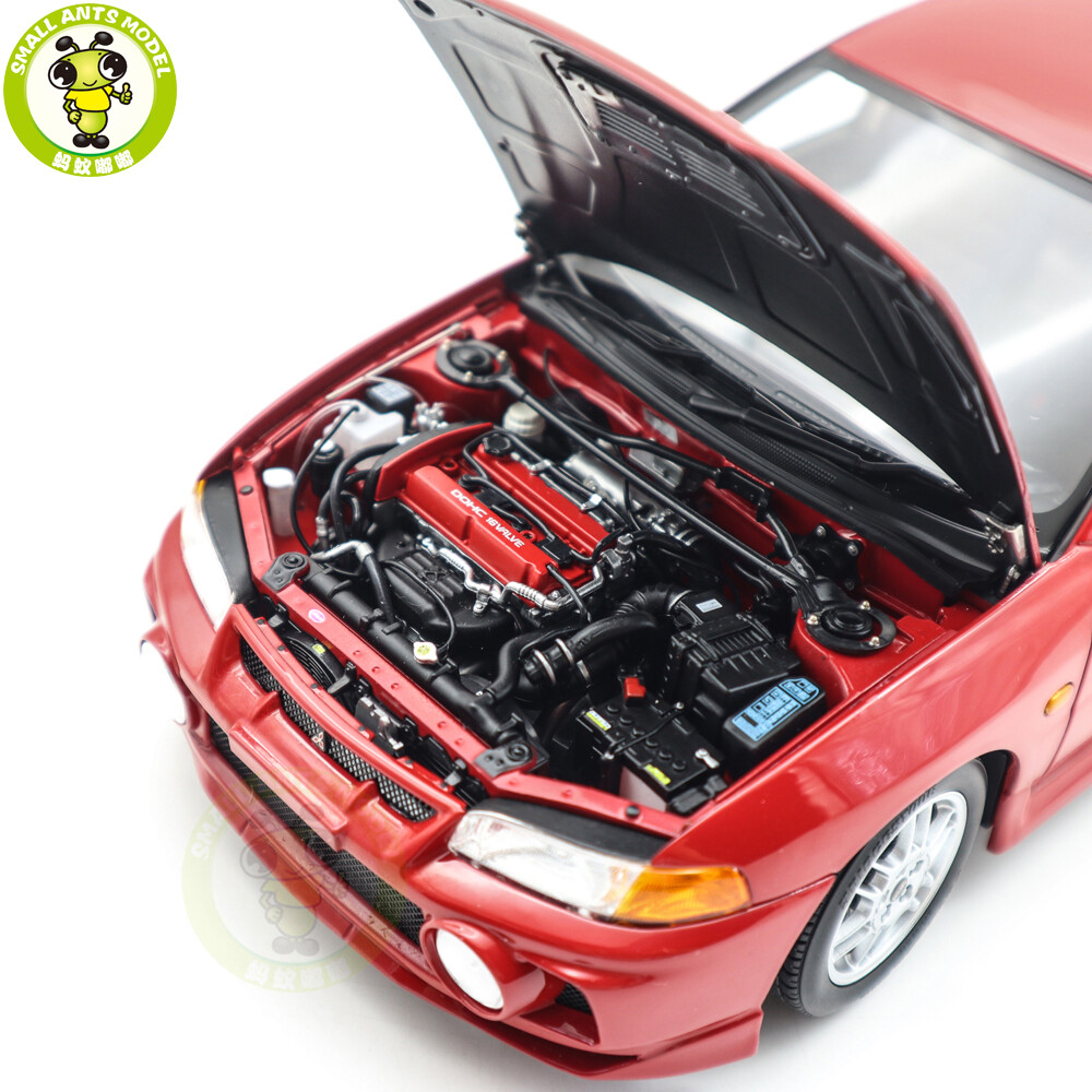1/18 MOTORHELIX Mitsubishi Lancer EVO IV Red Diecast Model Car | eBay