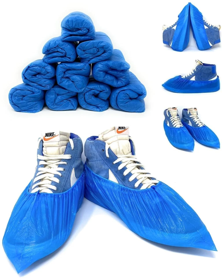 400 pezzi Copriscarpe Monouso calzari copri scarpa usa e getta DPI 3,2 grammi - Immagine 2 di 4