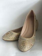 Women Champagne Ballet Flat New Style Comfortable Fashion Size 6 10