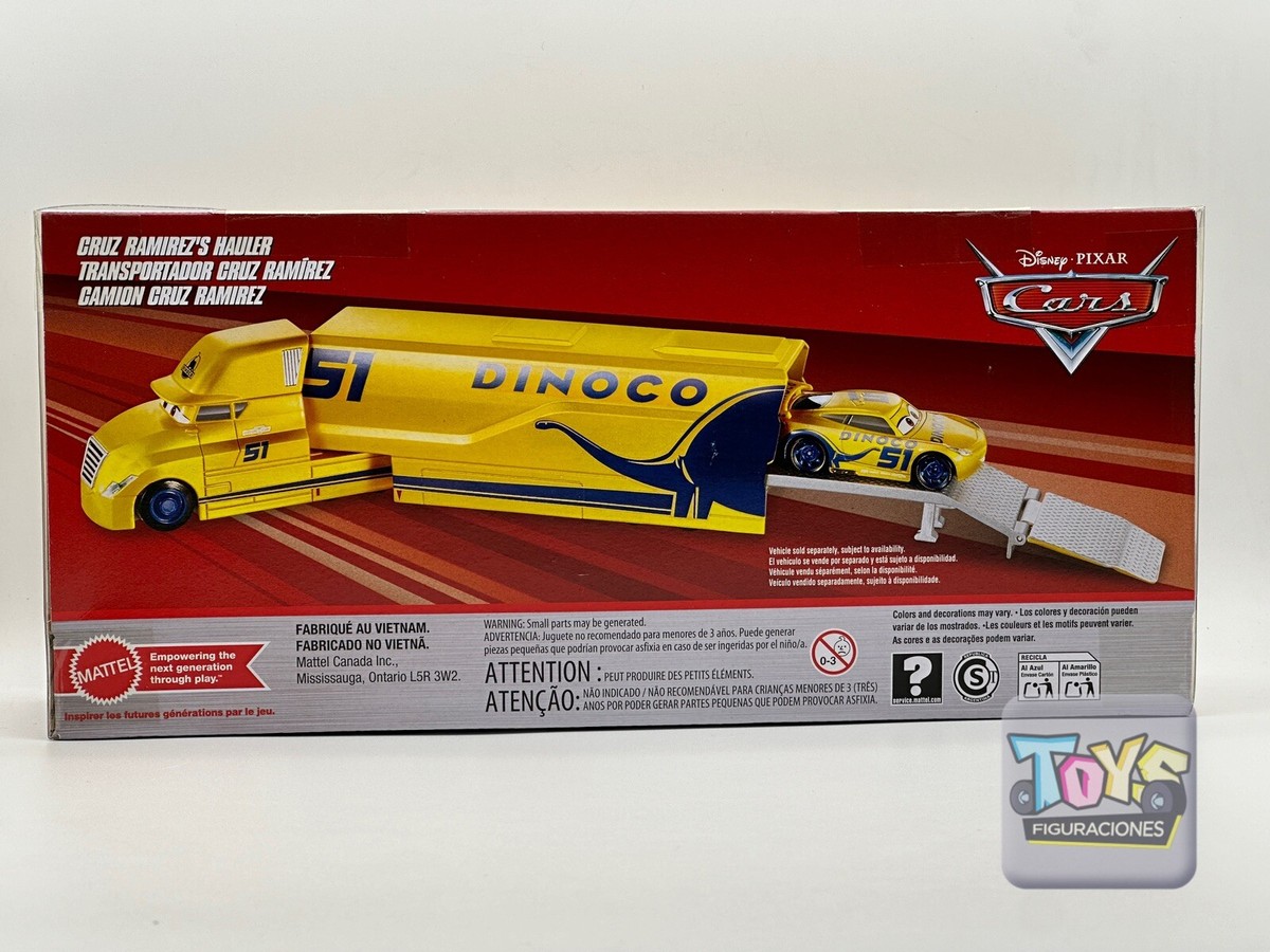 カーズ マテル CRUZ RAMIREZ'S HAULER ミニカー ピクサー Amazon.com: Disney Cars Cruz Ramirez's Hauler Dinoco 1:55 Scale