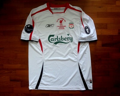 Authentic 2005/06 Liverpool Away Reebok w/ UCL Embroidery Large