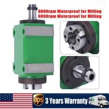 6000RPM/8000rpm BT30 Spindle Unit CNC Drilling Milling Power Head Waterproof