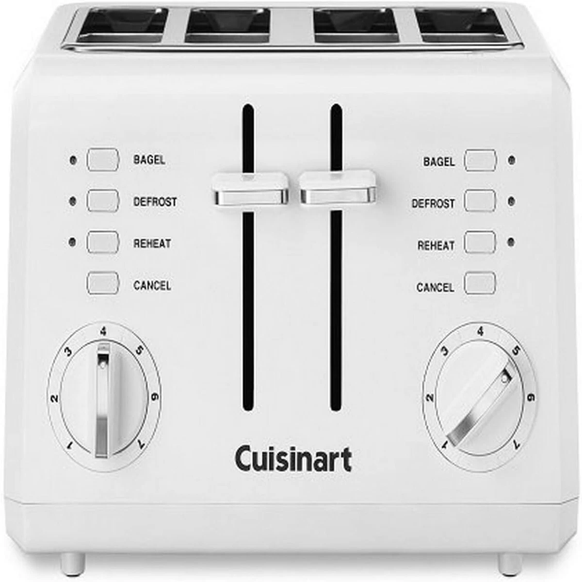 Cuisinart 4 slice toaster cheap white