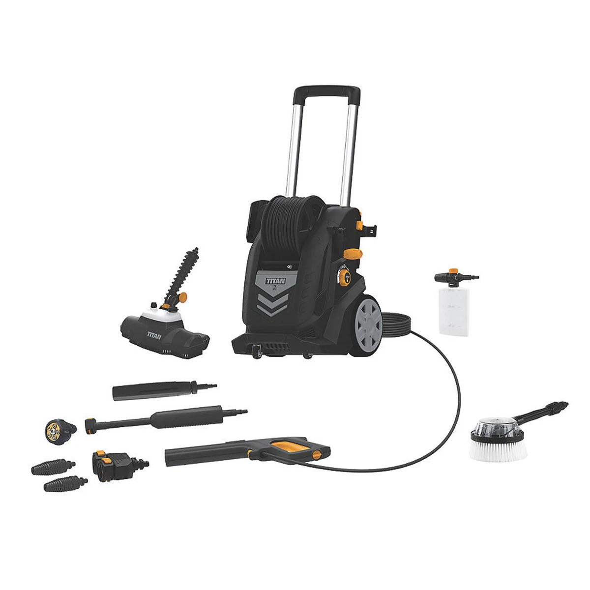 Titan High Pressure Washer Electric TTB2700PRW Jet Wash Garden Car 2.7kW 155bar
