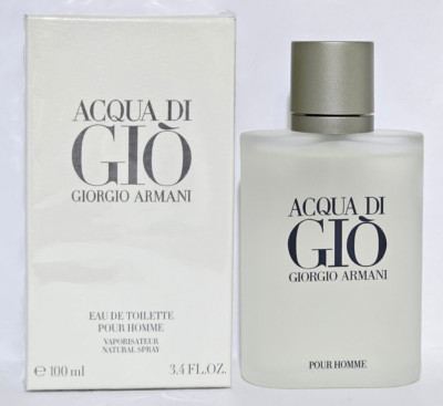 Giorgio Armani Acqua Di Gio 3.4oz / 100ml Men's Eau de Toilette Spray Brand New