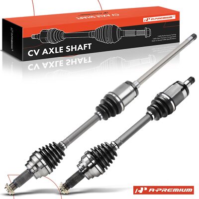 A-Premium 2x CV Axle Shaft Assembly Front for BMW X5 X6 07-18 E70 F85 E71 F16