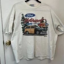 Vintage Ford Motorsports SVO Nifty 1 Juliano's Hot Rods Vernon CO. T-shirt XXL