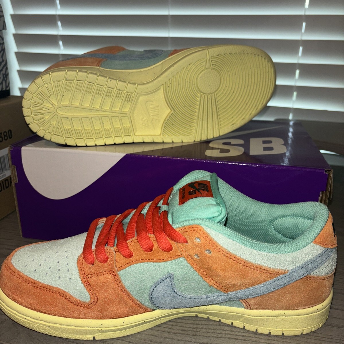 Size 8.5 - Nike Dunk SB Low Orange Emerald Rise | eBay Size 8.5 - Nike Dunk SB Low Orange Emerald Rise | eBay