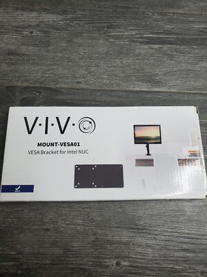 Vivo Steel Arm Bracket Holder  Nuc Back of Monitor Vesa Metal Plate 
