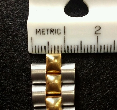 Vintage Speidel Watchband Heavy Link NOS unbenutzt im Gehäuse 13MM Edelstahl Hong Kong - Bild 5 von 11