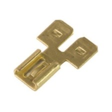 MVP 100 Flat Single Fem to Double Male .25" Disconnect Terminal Adapter 1/4" Tab