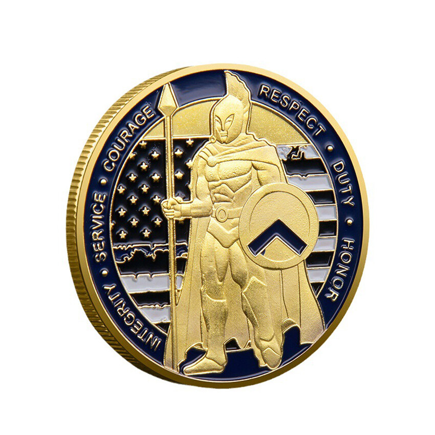 10 PCS Law Coins Collection Enforcement Challenge Coin Police Blue Lives Matter