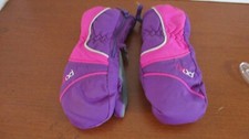 HEAD Purple with Pink YOUTH WINTER SNOW MITTENS Size Small