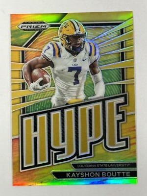 2023 Panini Prizm Draft Kayshon Boutte Hype Gold /10
