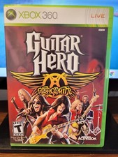 Guitar Hero: Aerosmith (Microsoft Xbox 360, 2008) Complete With Manual