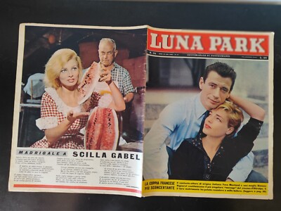 LUNA PARK FOTOROMAN 34/1962 YVES MONTAND SIMONE SIGNORET-SCILLA GABEL-REGGIANI